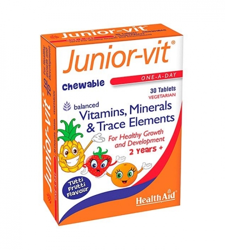 VIÊN BỔ SUNG VITAMIN VÀ KHOÁNG CHẤT, GIÚP BÉ LỚN NHANH HEALTHAID JUNIOR-VIT®
